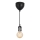 Nordlux - Napajalni kabel AVRA 1xE27/60W/230V črna