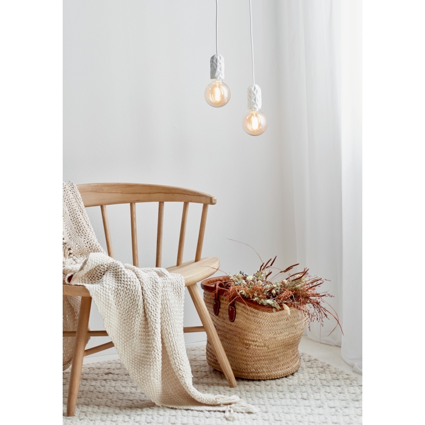 Nordlux - Napajalni kabel HANG 1xE27/40W/230V bela