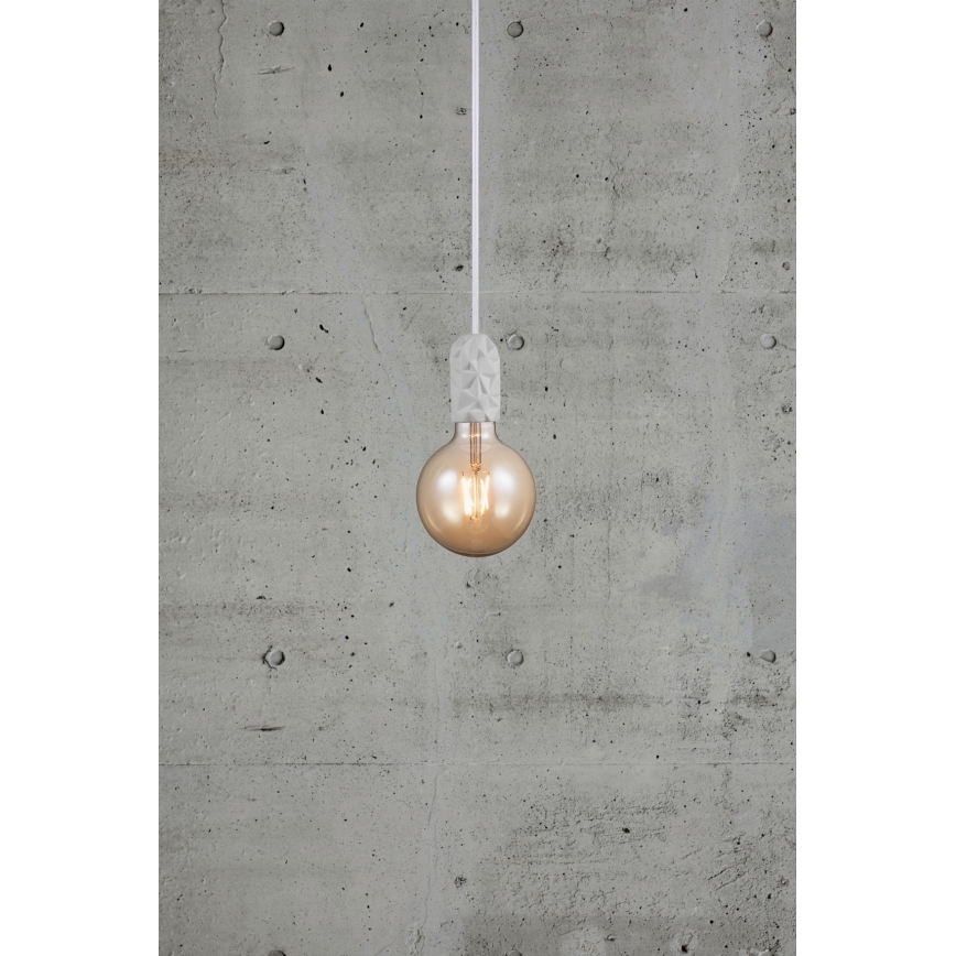 Nordlux - Napajalni kabel HANG 1xE27/40W/230V bela
