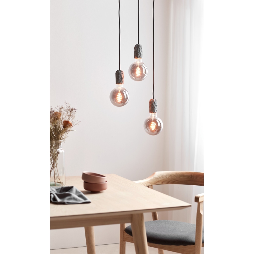 Nordlux - Napajalni kabel HANG 1xE27/40W/230V siva/črna