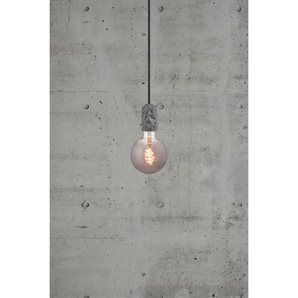 Nordlux - Napajalni kabel HANG 1xE27/40W/230V siva/črna