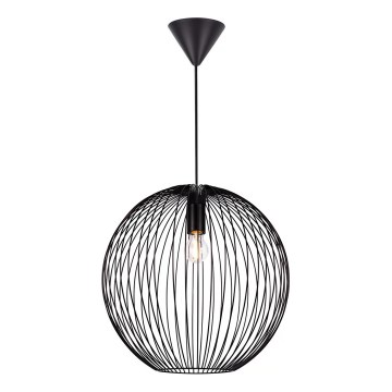 Nordlux - Obesna svetilka na kablu BERONI 1xE27/60W/230V črna