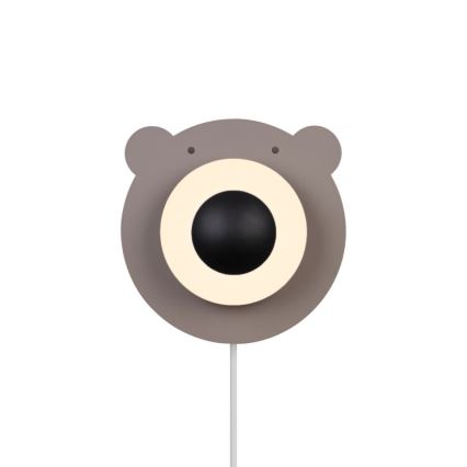 Nordlux - Otroška stenska svetilka BRUNA BEAR 1xE14/25W/230V medved