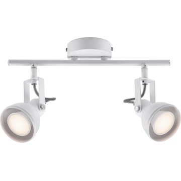 Nordlux - Reflektor ASLAK 2xGU10/35W/230V bela