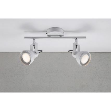 Nordlux - Reflektor ASLAK 2xGU10/35W/230V bela