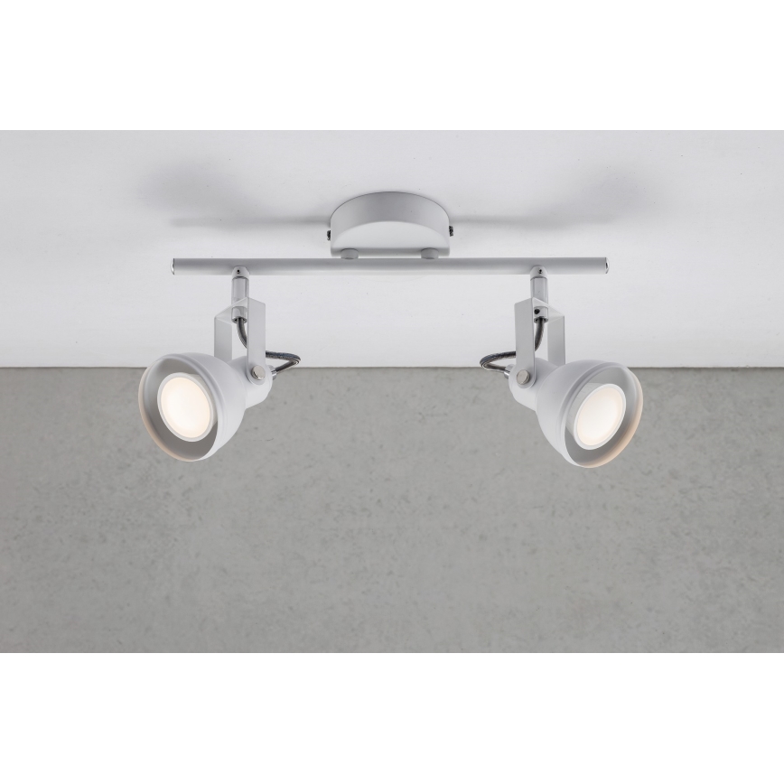 Nordlux - Reflektor ASLAK 2xGU10/35W/230V bela