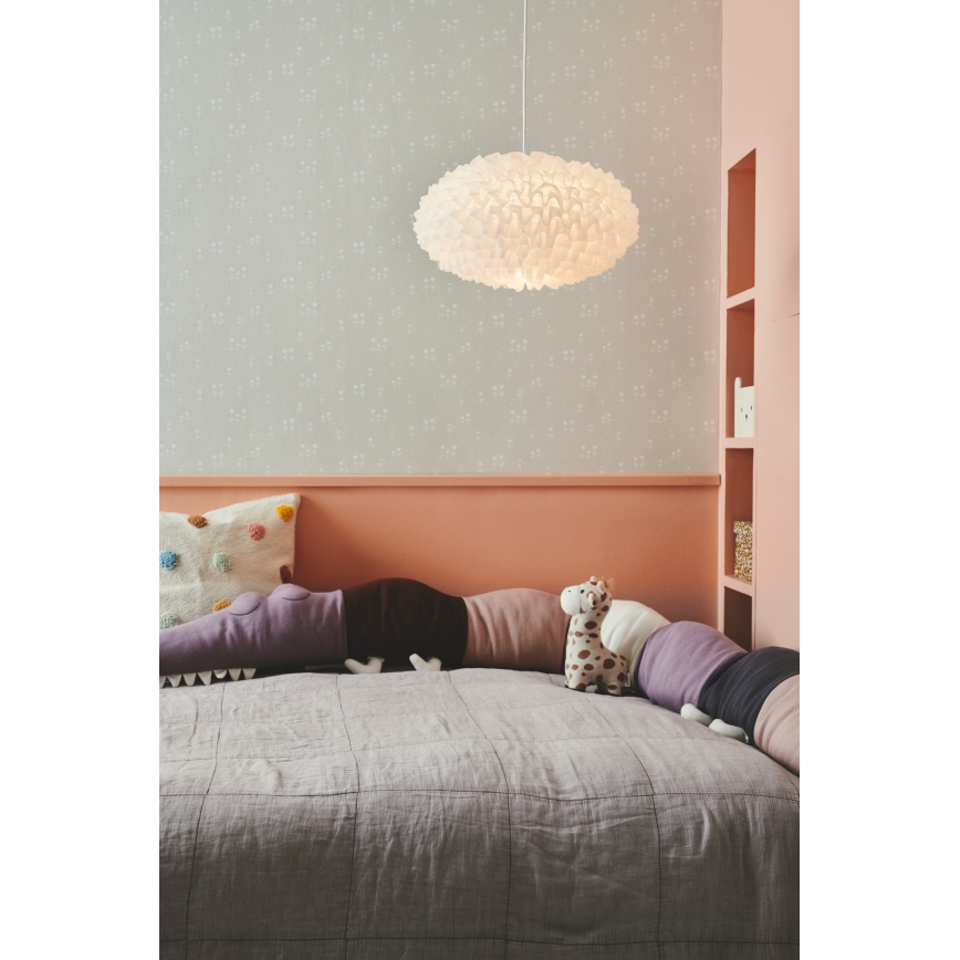 Nordlux - Senčnik za lestenec VILLO E27 pr. 30 cm bela