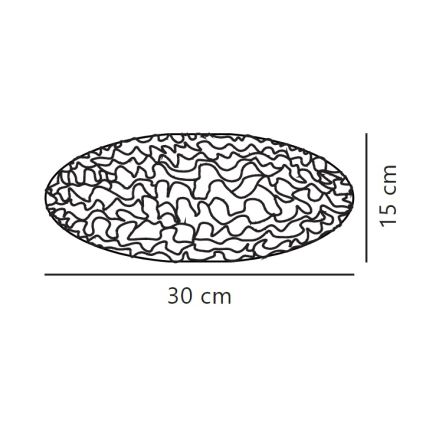 Nordlux - Senčnik za lestenec VILLO E27 pr. 30 cm bela
