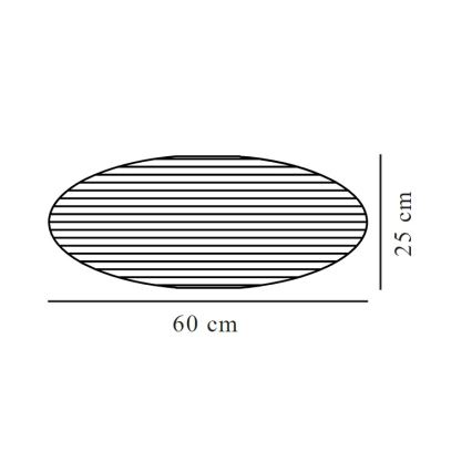 Nordlux - Senčnik za lestenec VILLO E27 pr. 60 cm bela