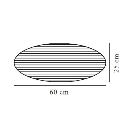 Nordlux - Senčnik za lestenec VILLO E27 pr. 60 cm bež