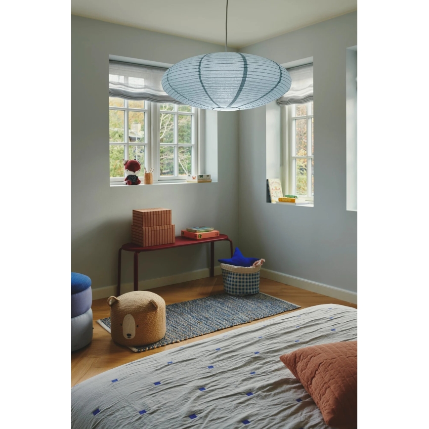 Nordlux - Senčnik za lestenec VILLO E27 pr. 60 cm modra