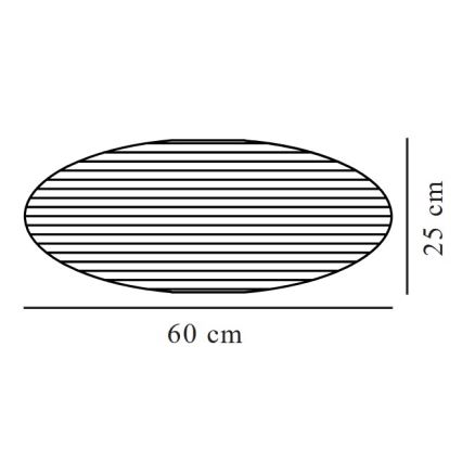 Nordlux - Senčnik za lestenec VILLO E27 pr. 60 cm modra
