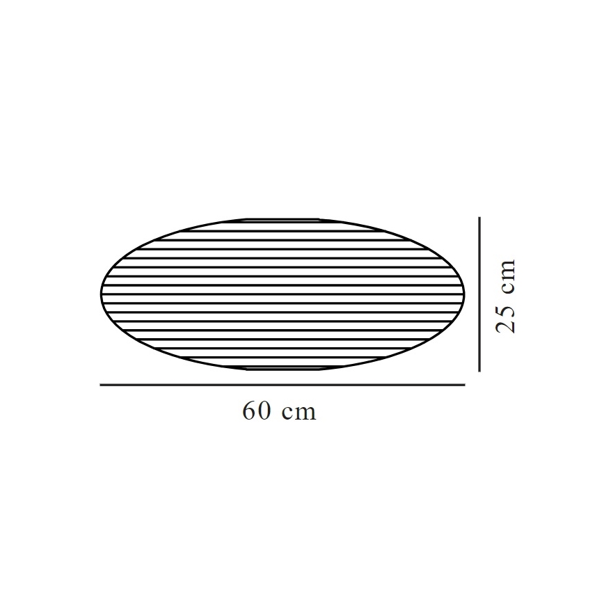 Nordlux - Senčnik za lestenec VILLO E27 pr. 60 cm rjava