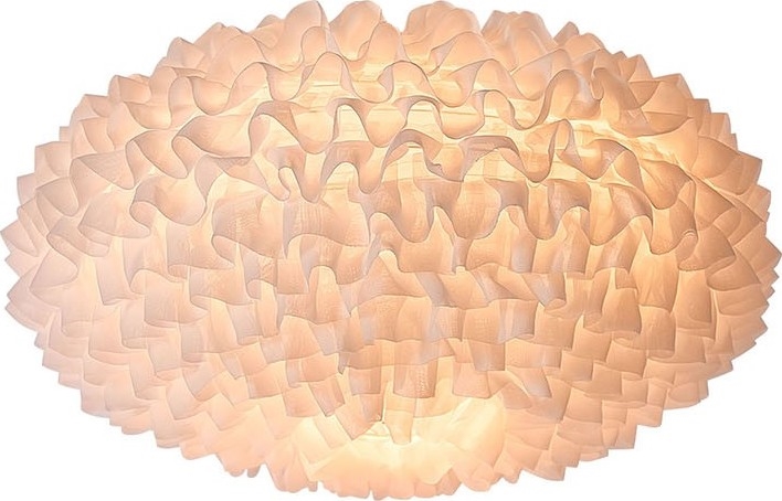 Nordlux - Senčnik za lestenec VILLO E27 pr. 30 cm bela