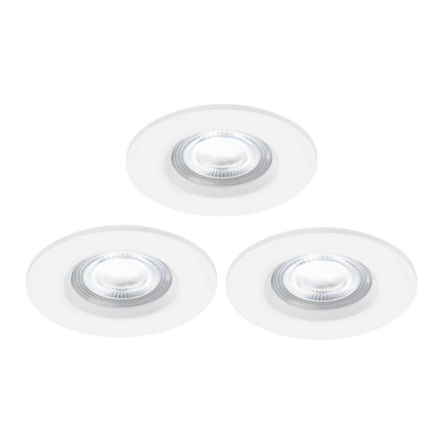 Nordlux - SET 3x LED RGB Zatemnitvena kopalniška vgradna svetilka DON SMART LED/4,7W/230V 2200-6500K IP65
