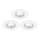 Nordlux - SET 3x LED RGB Zatemnitvena kopalniška vgradna svetilka DON SMART LED/4,7W/230V 2200-6500K IP65