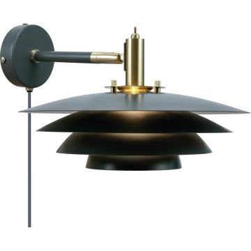 Nordlux - Stenska svetilka BRETAGNE 1xG9/25W/230V antracit
