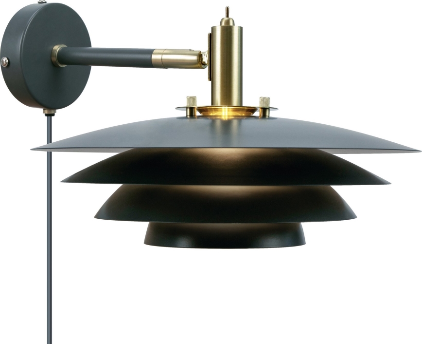 Nordlux - Stenska svetilka BRETAGNE 1xG9/25W/230V antracit