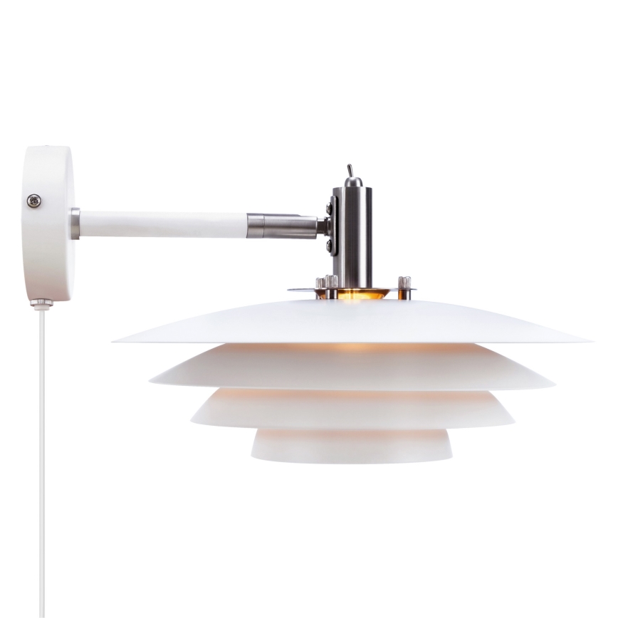 Nordlux - Stenska svetilka BRETAGNE 1xG9/25W/230V bela
