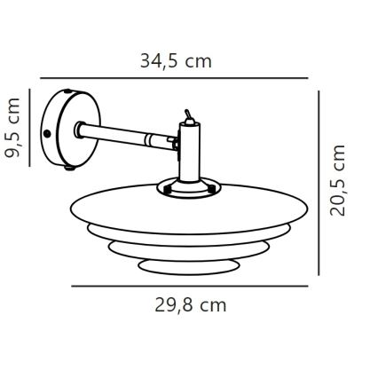 Nordlux - Stenska svetilka BRETAGNE 1xG9/25W/230V bela