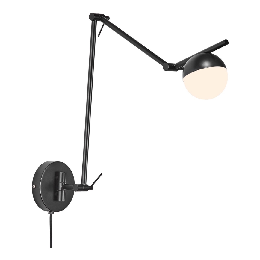 Nordlux - Stenska svetilka CONTINA 1xG9/5W/230V črna