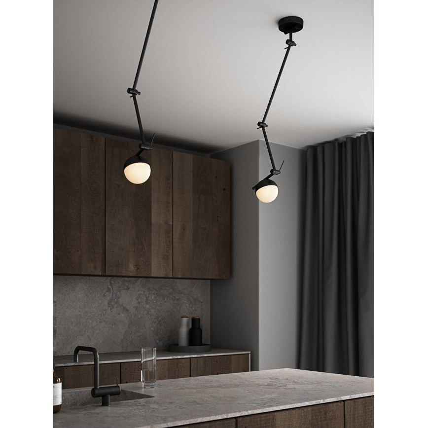 Nordlux - Stenska svetilka CONTINA 1xG9/5W/230V črna