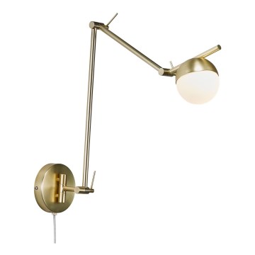Nordlux - Stenska svetilka CONTINA 1xG9/5W/230V medenina