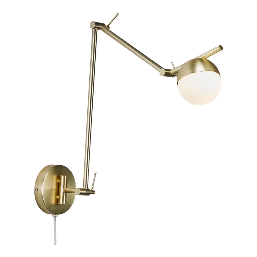 Nordlux - Stenska svetilka CONTINA 1xG9/5W/230V medenina