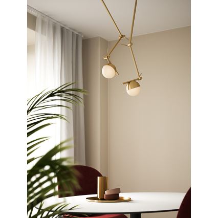 Nordlux - Stenska svetilka CONTINA 1xG9/5W/230V medenina