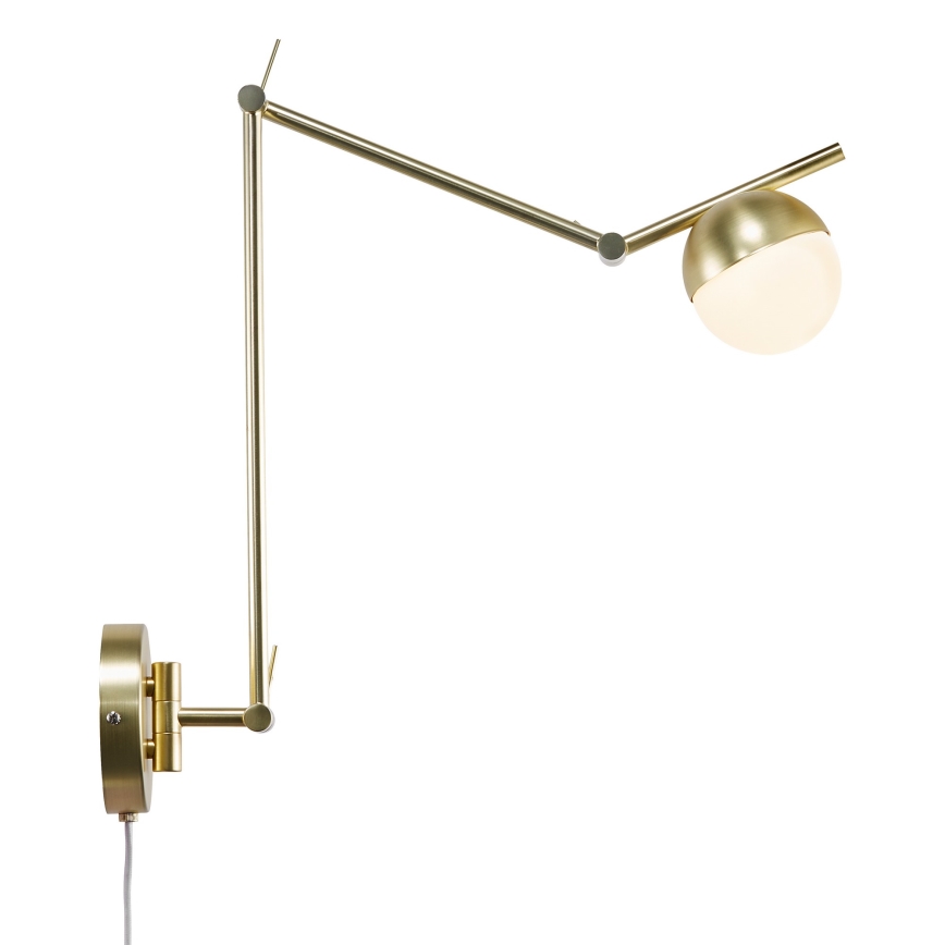 Nordlux - Stenska svetilka CONTINA 1xG9/5W/230V medenina