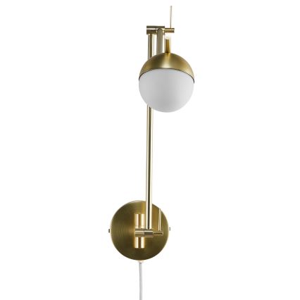 Nordlux - Stenska svetilka CONTINA 1xG9/5W/230V medenina