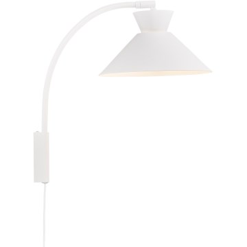 Nordlux - Stenska svetilka DIAL 1xE27/40W/230V bela