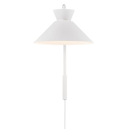 Nordlux - Stenska svetilka DIAL 1xE27/40W/230V bela