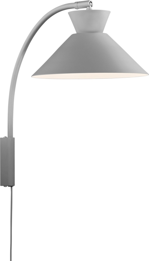 Nordlux - Stenska svetilka DIAL 1xE27/40W/230V siva