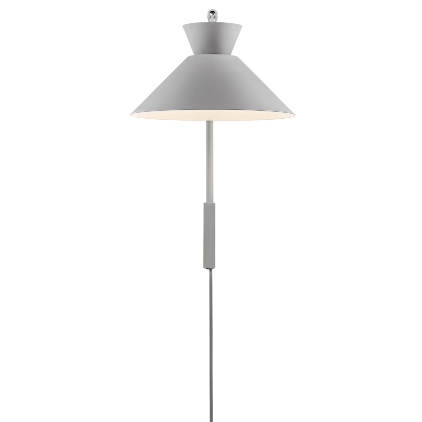 Nordlux - Stenska svetilka DIAL 1xE27/40W/230V siva