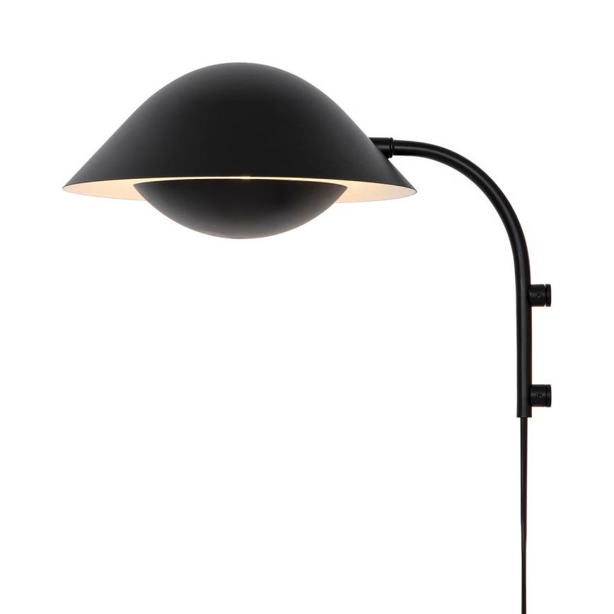 Nordlux - Stenska svetilka FREYA 1xE14/40W/230V črna