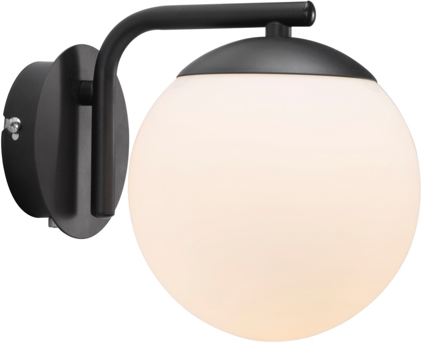 Nordlux - Stenska svetilka GRANT 1xE14/40W/230V črna