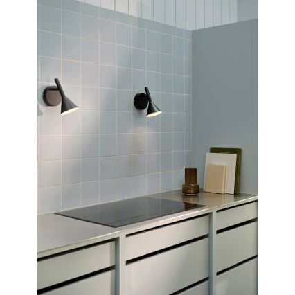 Nordlux - Stenska svetilka KELVIS 1xGU10/12W/230V črna