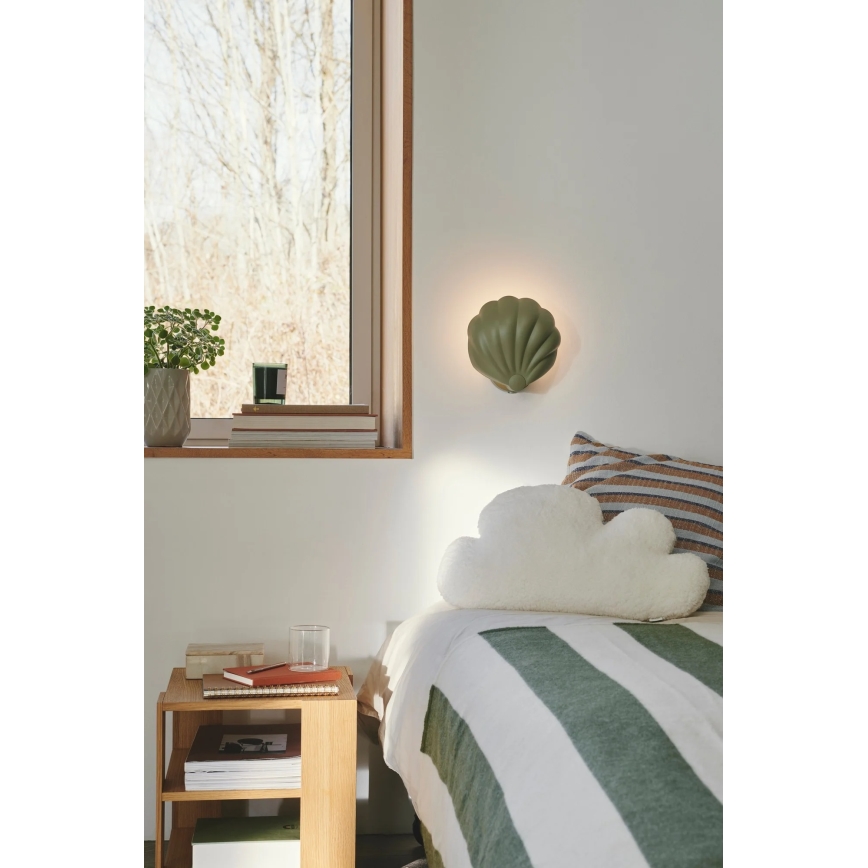 Nordlux - Stenska svetilka KONCHI 1xE14/25W/230V zelena