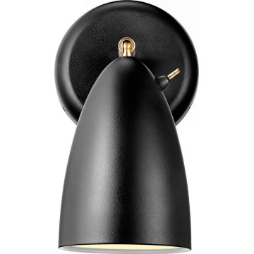 Nordlux - Stenska svetilka NEXUS 1xGU10/6W/230V črna