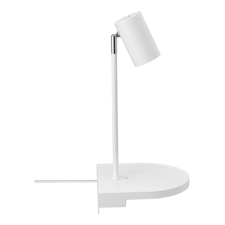 Nordlux - Stenska svetilka s polico CODY 1xGU10/15W/230V bela
