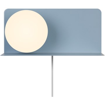 Nordlux - Stenska svetilka s polico LILIBETH 1xE14/25W/230V modra
