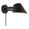 Nordlux - Stenska svetilka STAY 1xE27/60W/230V črna