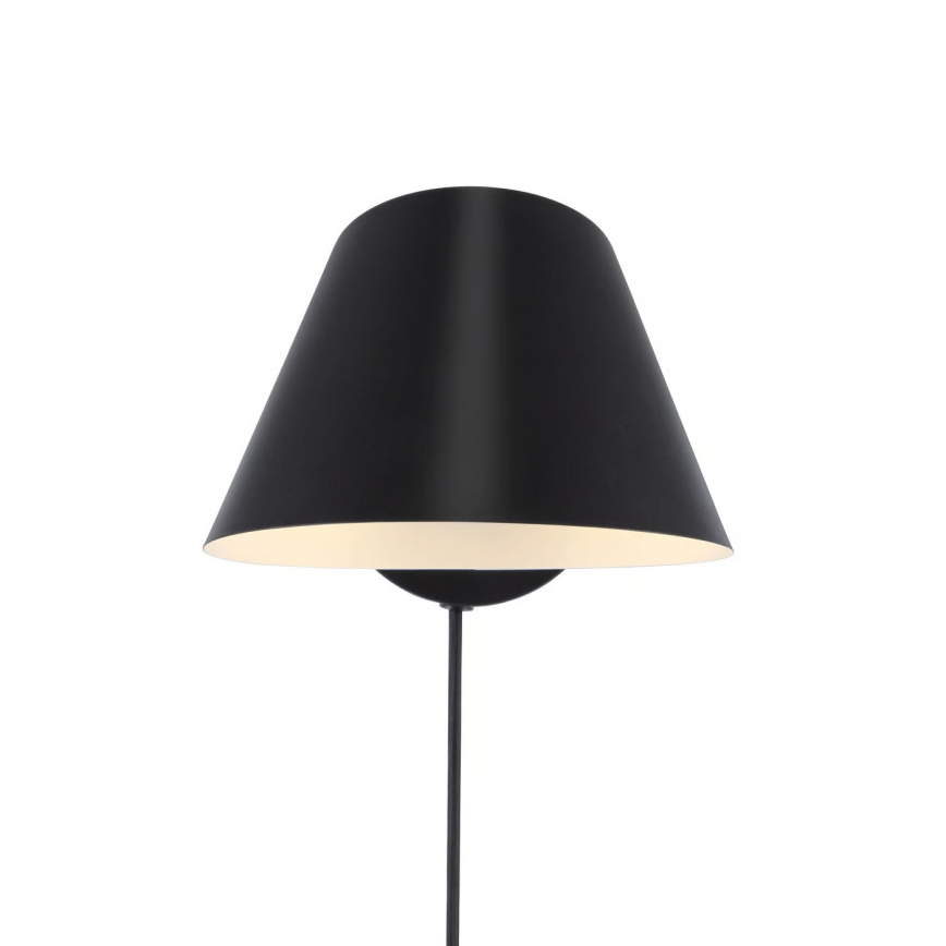 Nordlux - Stenska svetilka STAY 1xE27/60W/230V črna