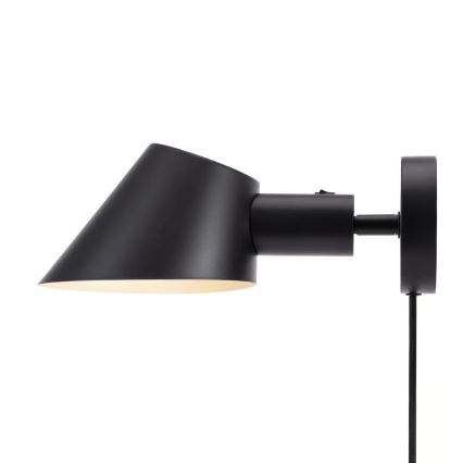 Nordlux - Stenska svetilka STAY 1xE27/60W/230V črna
