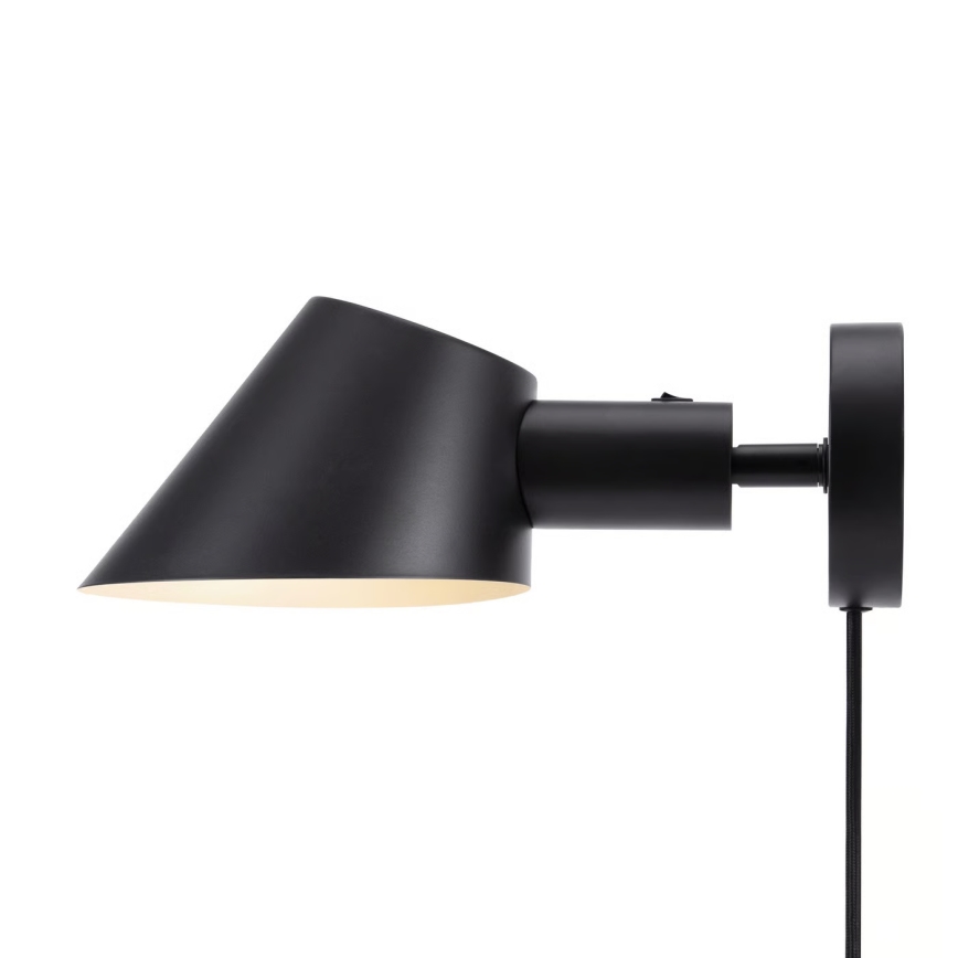 Nordlux - Stenska svetilka STAY 1xE27/60W/230V črna