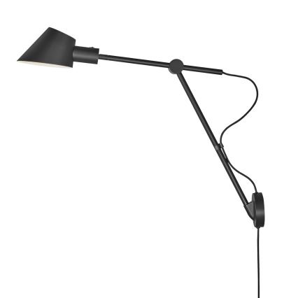 Nordlux - Stenska svetilka STAY 1xE27/60W/230V črna