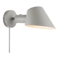 Nordlux - Stenska svetilka STAY 1xE27/60W/230V siva