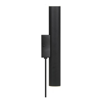Nordlux - Stenska svetilka VICO 2xGU10/5W/230V črna