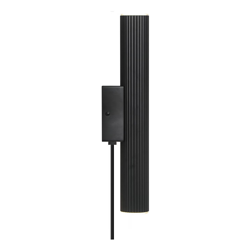 Nordlux - Stenska svetilka VICO 2xGU10/5W/230V črna